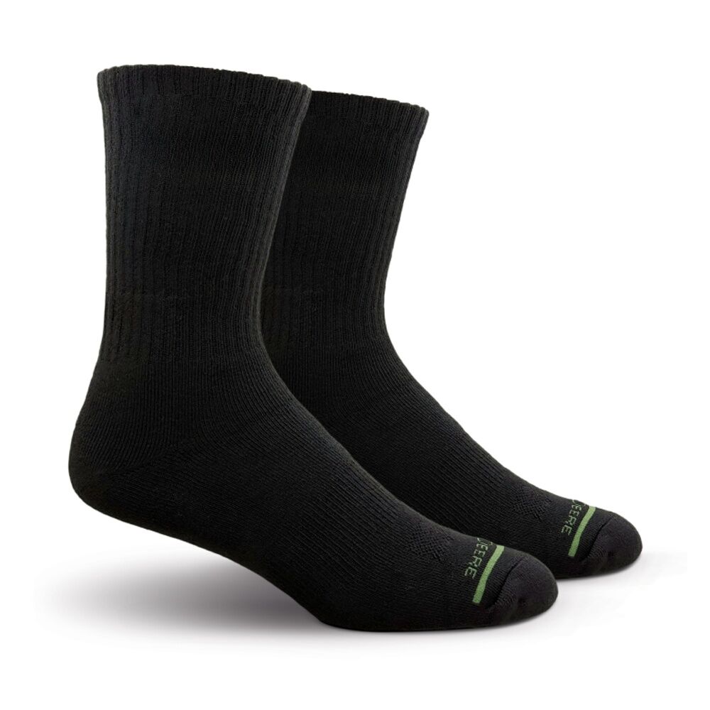 John Deere Crew Performance Socks (Size 10-13) Mens (6 Pieces) — image 3