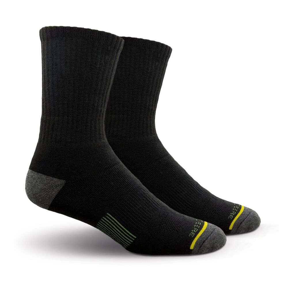 John Deere Crew Performance Socks (Size 10-13) Mens (6 Pieces) — image 4