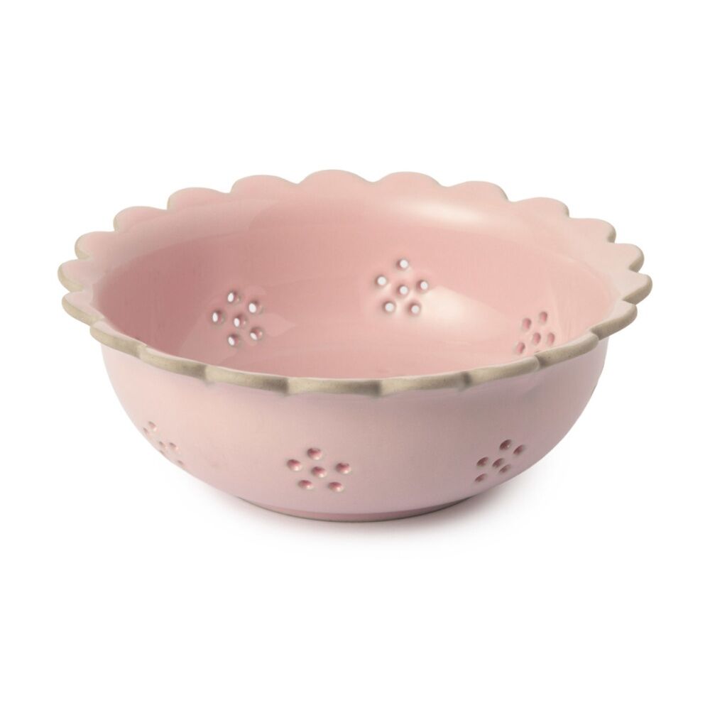 Jamie Oliver 20cm Big Love Beautiful Berry Easy Draining Pink Stoneware Bowl