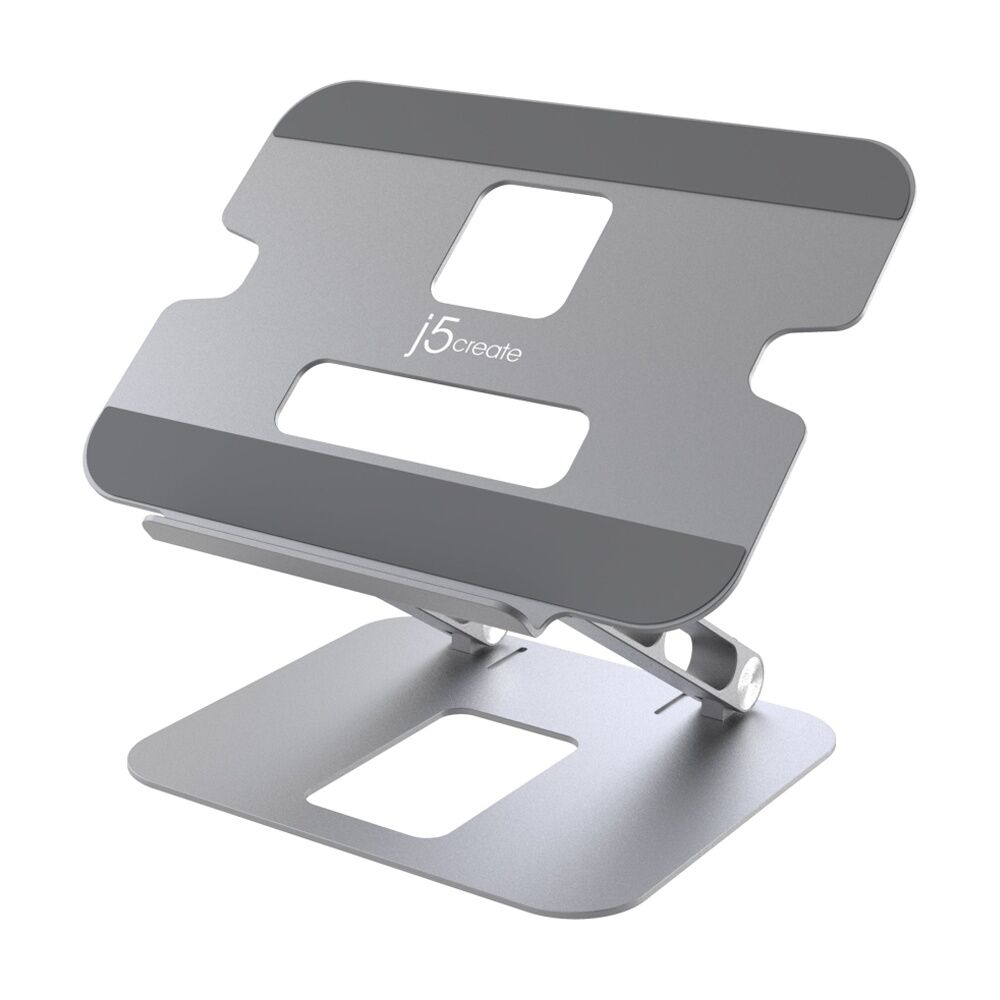 J5create Multi-Angle Durable Nonslip Laptop Stand Aluminium Grey 16in J5Create — image 2