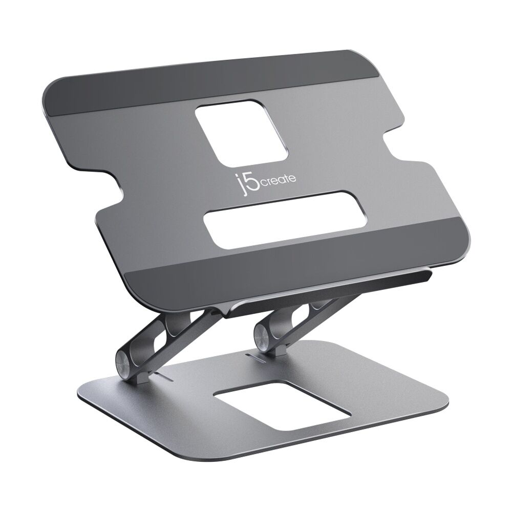 J5create Multi-Angle Durable Nonslip Laptop Stand Aluminium Grey 16in J5Create