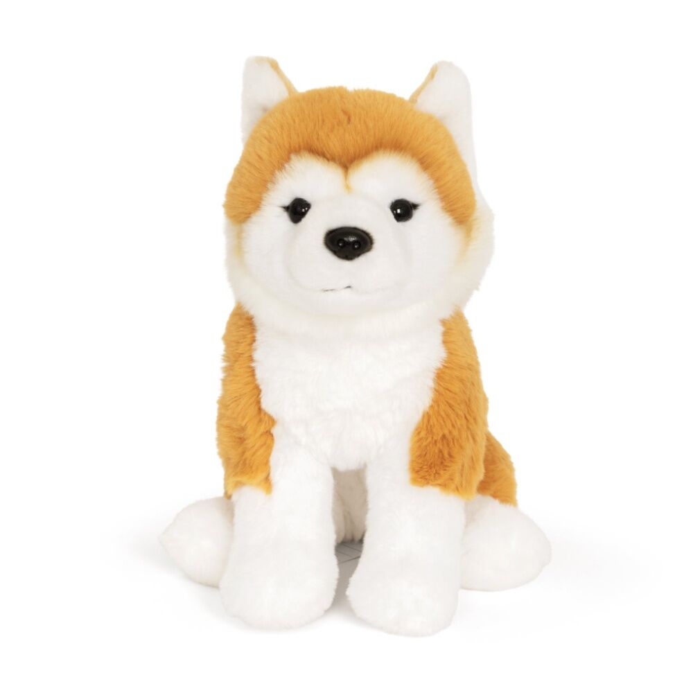 Keycraft Brown/White Shiba Inu Dog Soft Animal Kids Plush Toy