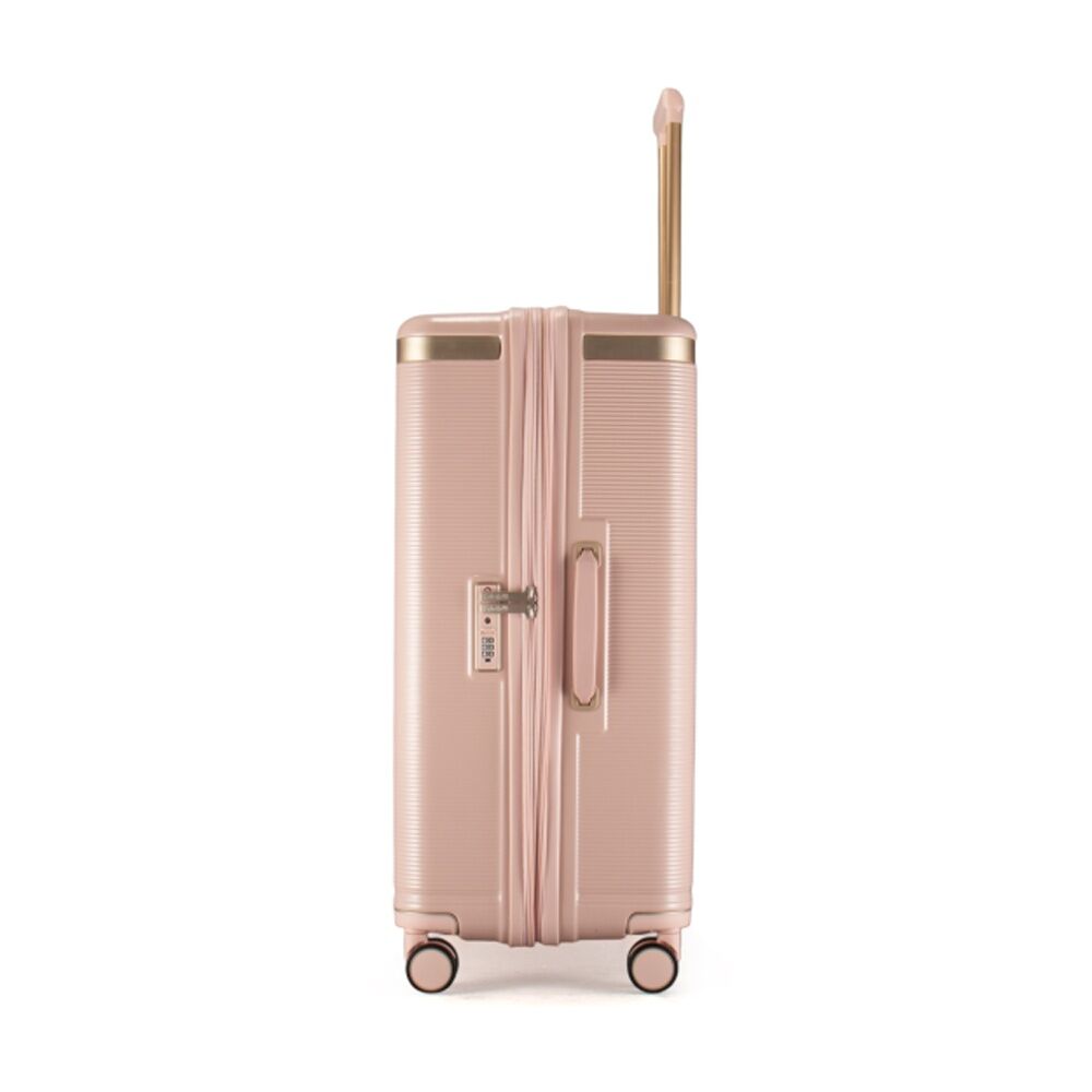 Kate Hill Phoenix Pink Large Luggage - Expandable Zipper TSA Lock - 4 Double Spinner Wheels - Telescopic Handle - 111L 50x77x29cm PC ABS Hard Case — image 4