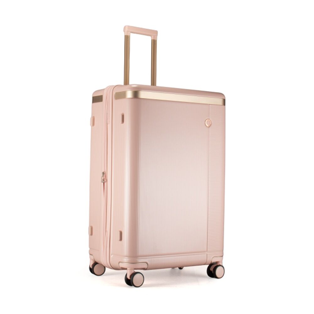 Kate Hill Phoenix Pink Large Luggage - Expandable Zipper TSA Lock - 4 Double Spinner Wheels - Telescopic Handle - 111L 50x77x29cm PC ABS Hard Case — image 2