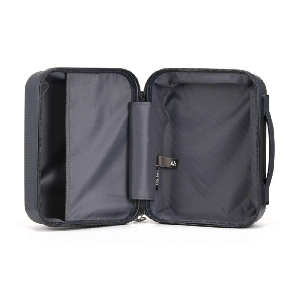 Kate Hill Brooklyn Storm Beauty Case Add-a-Bag Fully Lined Travel 14L Storm — image 6