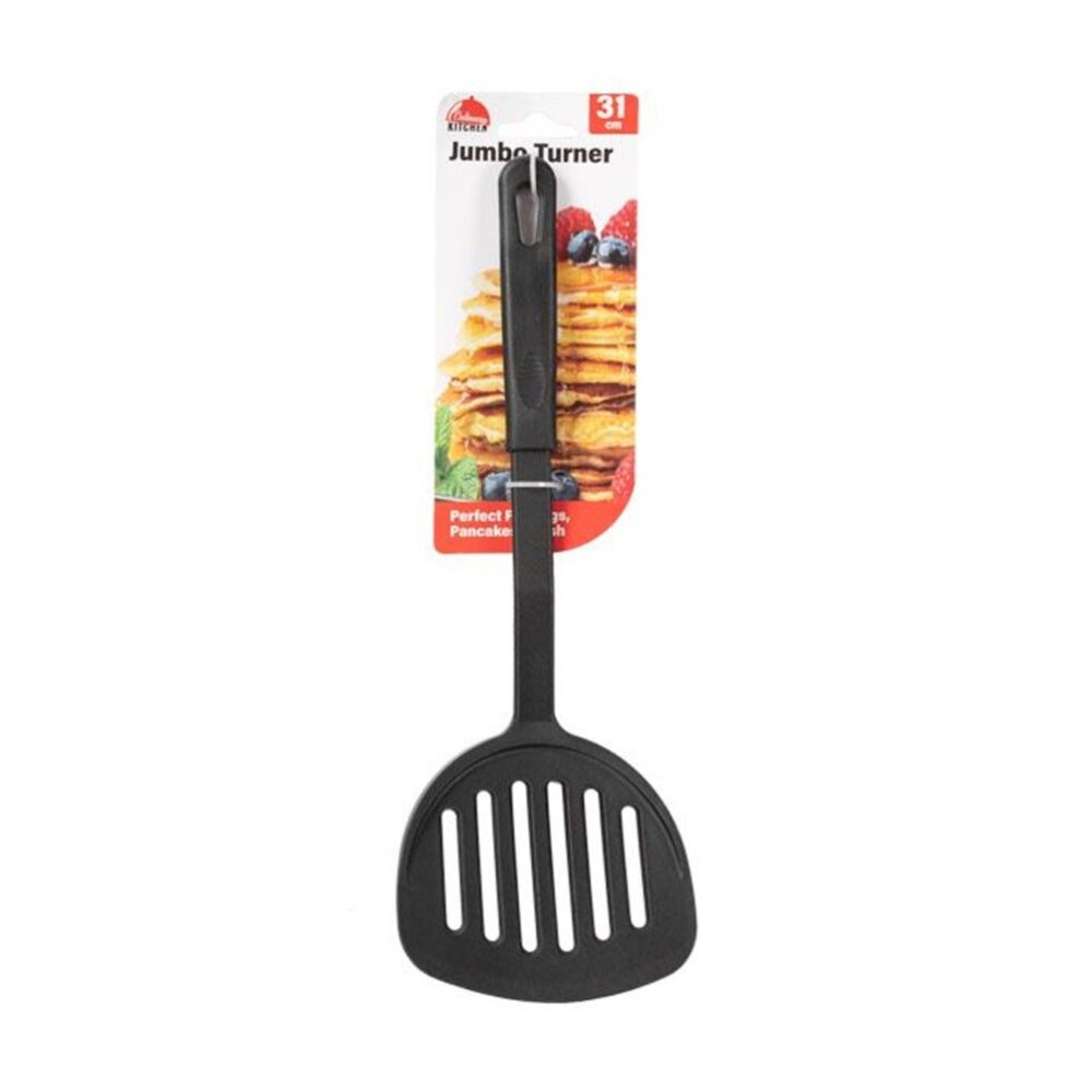 Culinary Kitchen Nylon Jumbo Turner w/ Hanging Hole Cooking Utensil 30cm (6 Pack) — image 2
