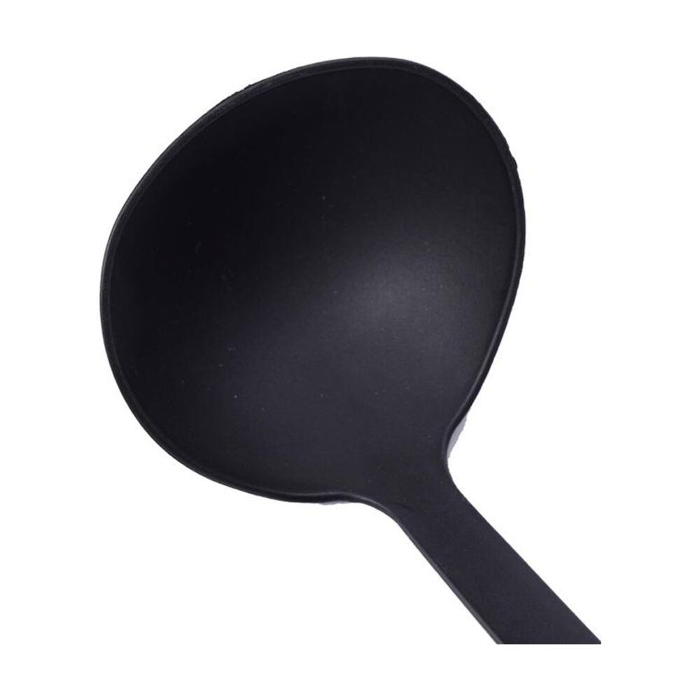 Culinary Kitchen Nylon Ladle w/ Hanging Hole Cooking Utensil Black (3 Pack) — image 5