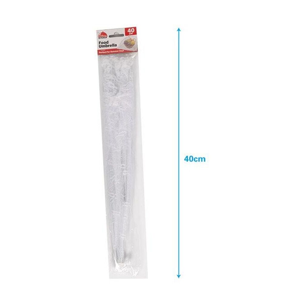 Culinary Kitchen 40cm Clear Umbrella Mesh Cover Food Protector Lid — image 3