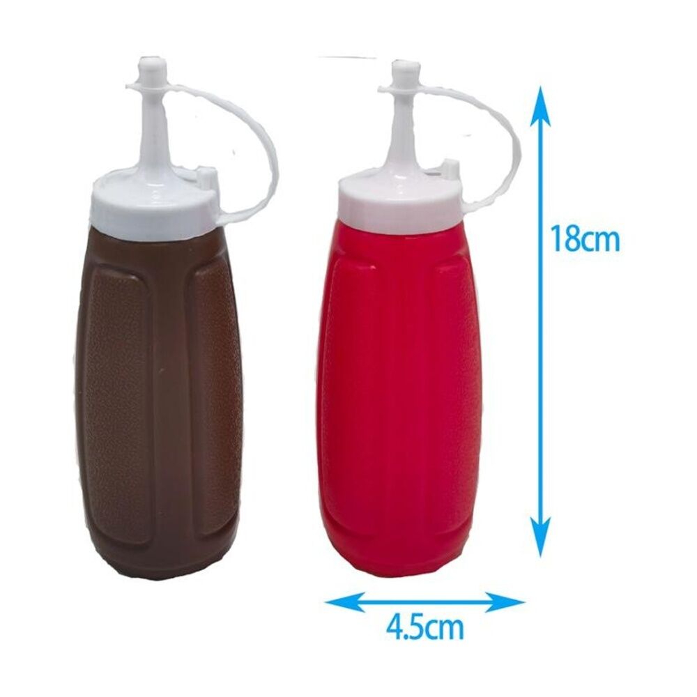 Culinary Kitchen 2pc Culinary Kitchen Plastic Squeeze Bottle Sauce Dispensers 300ml Assorted (3 Pack) — image 5