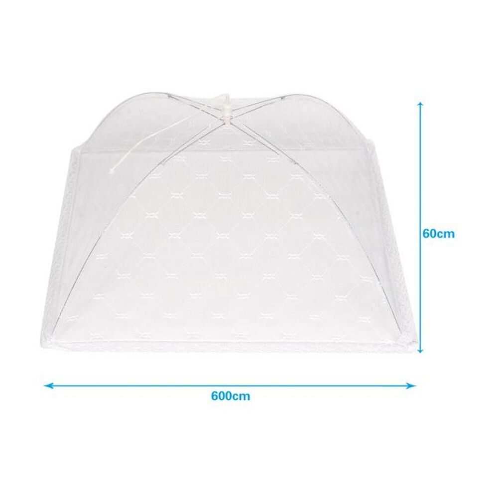 Culinary Kitchen Umbrella Mesh Cover Food Protector Lid 60cm Clear (8 Pack) — image 5