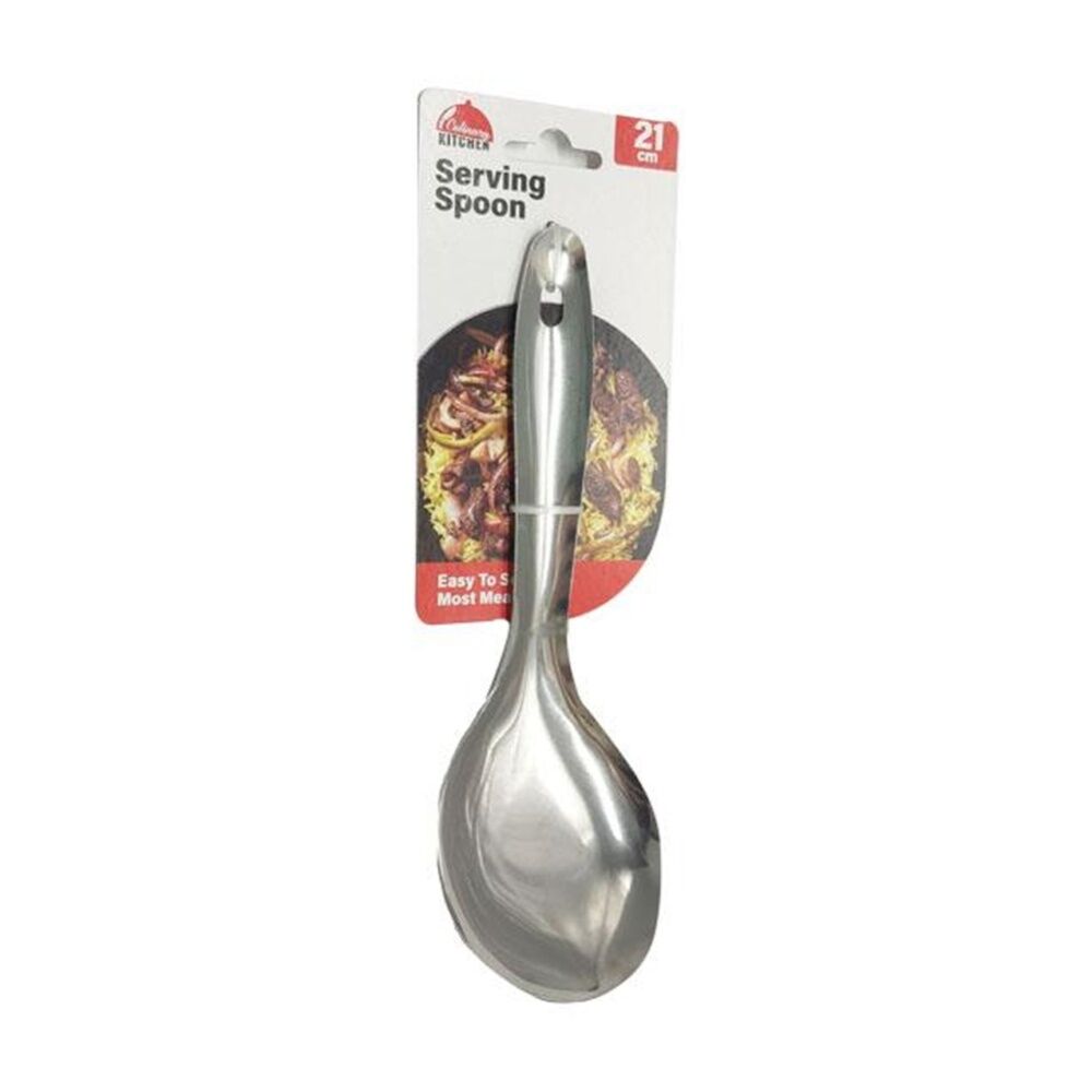Culinary Kitchen Stainless Steel Rice Serving Spoon Cooking Utensil 21cm (6 Pack) — image 4