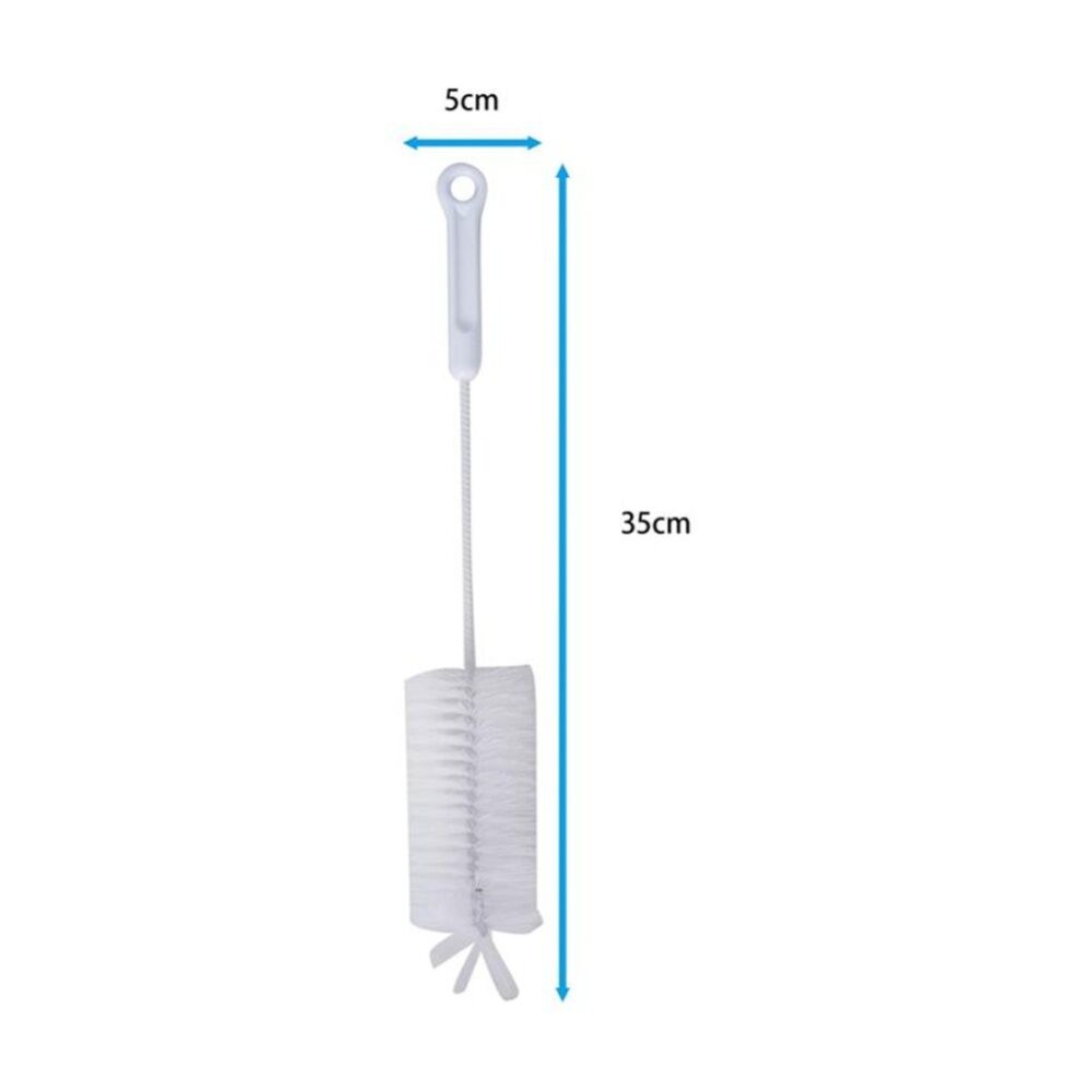 Braz 35cm Flexible Stem Plastic Bristles Bottle Cleaning Brush w/ Hanging Hole — image 3