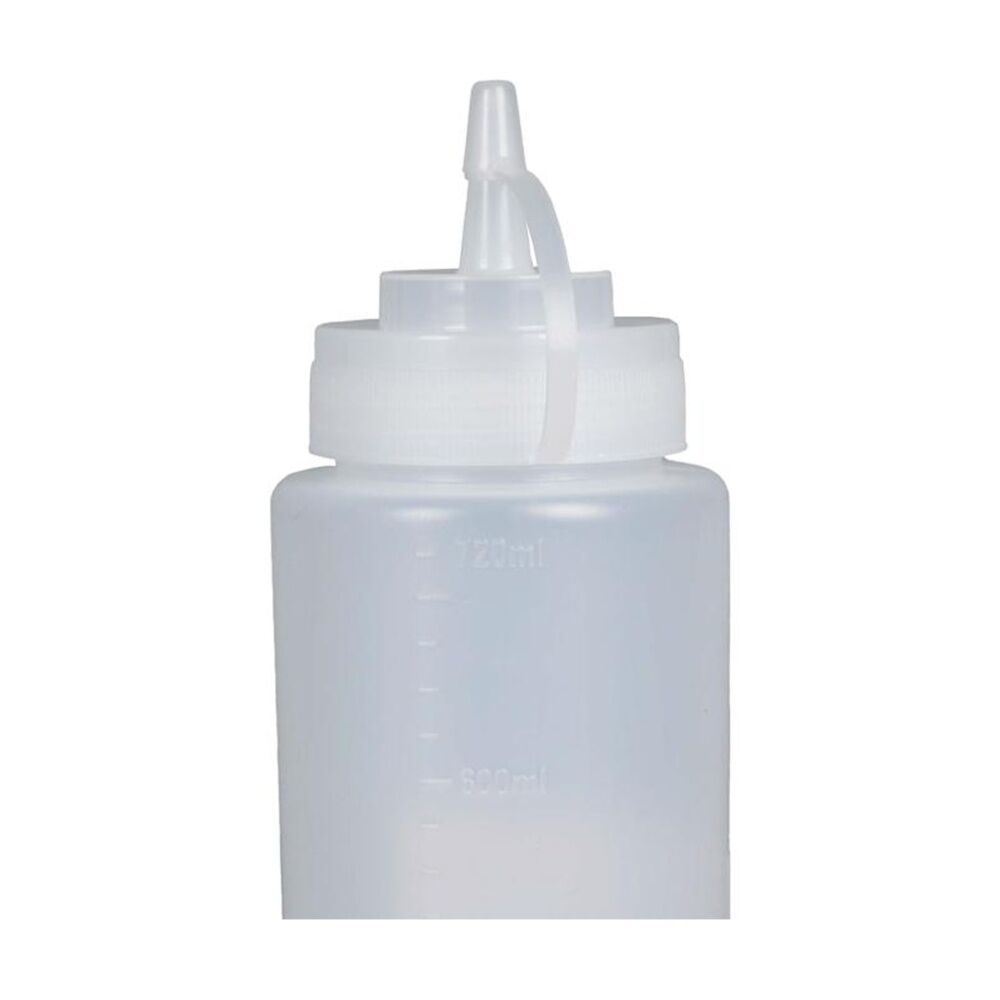 Culinary Kitchen Plastic Squeeze Bottle Sauce Dispenser 700ml White (4 Pack) — image 5
