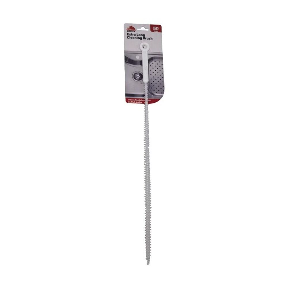 Braz 55cm Flexible Extra Long Drain Pipe Cleaning Brush w/ Serrated Head