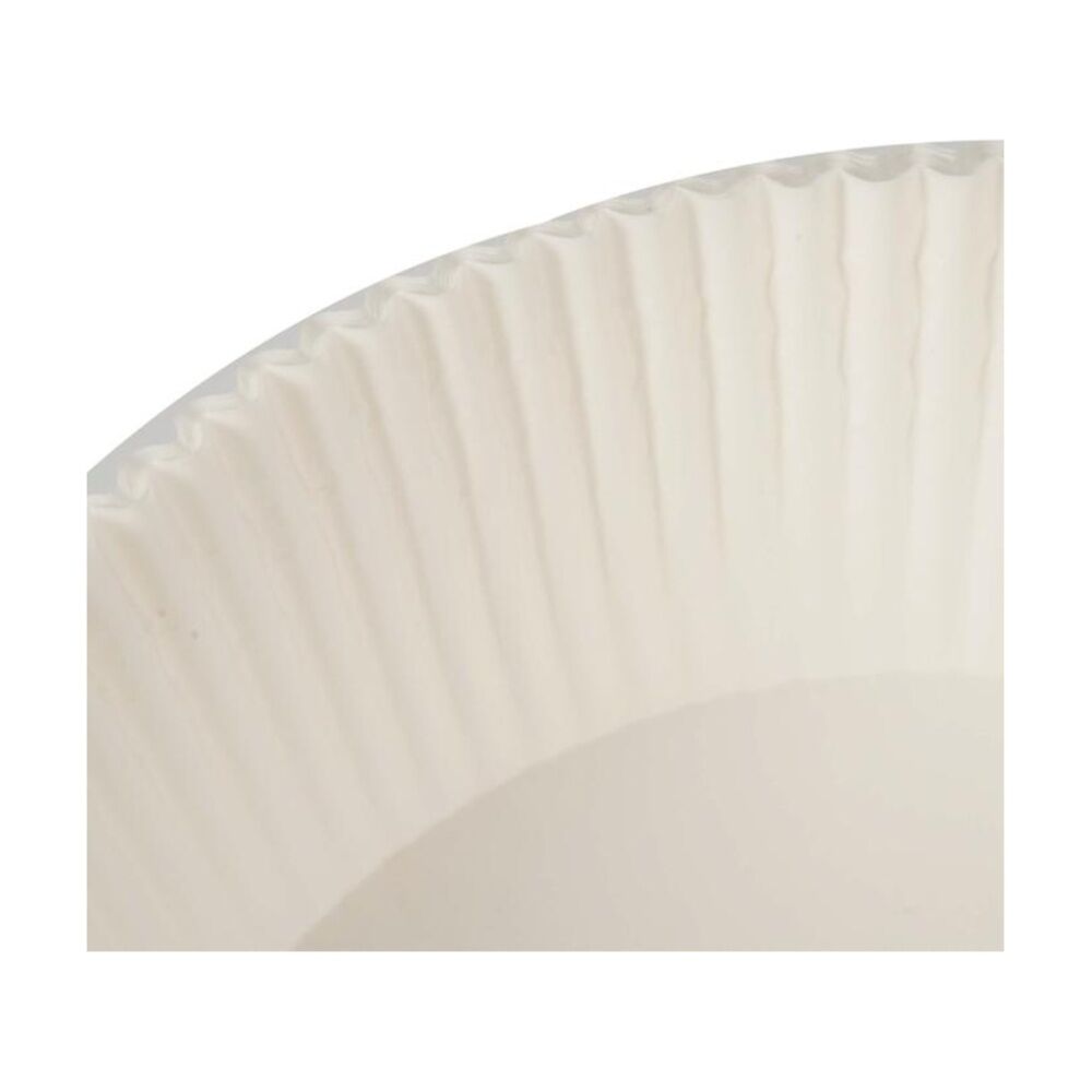 Braz 20pc Braz Round Cake Pan Liners w/ Fluted Edge Baking Accessories 24cm White (12 Pack) — image 5