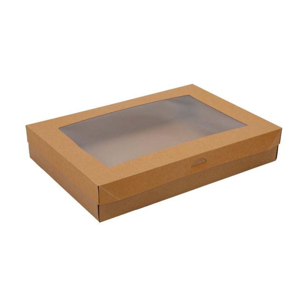 Braz Earth Friendly Grazing Box w/ Transparent Window Lid Large 45x31x8cm (12 Pack) — image 5