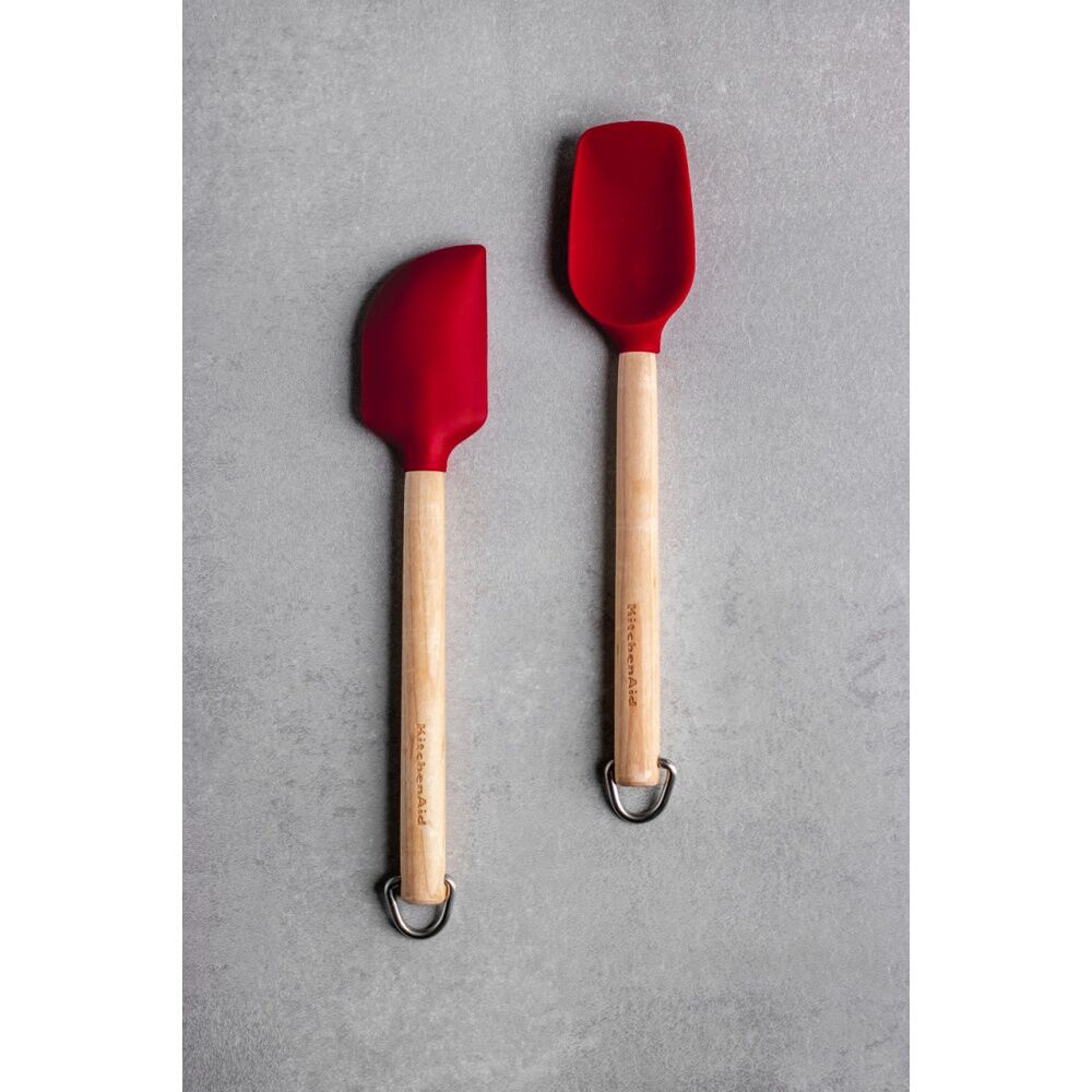 Kitchen Aid 2pc KitchenAid Mini Birchwood Kitchen Spatula Tool Set Empire Red (2 Pack) — image 7