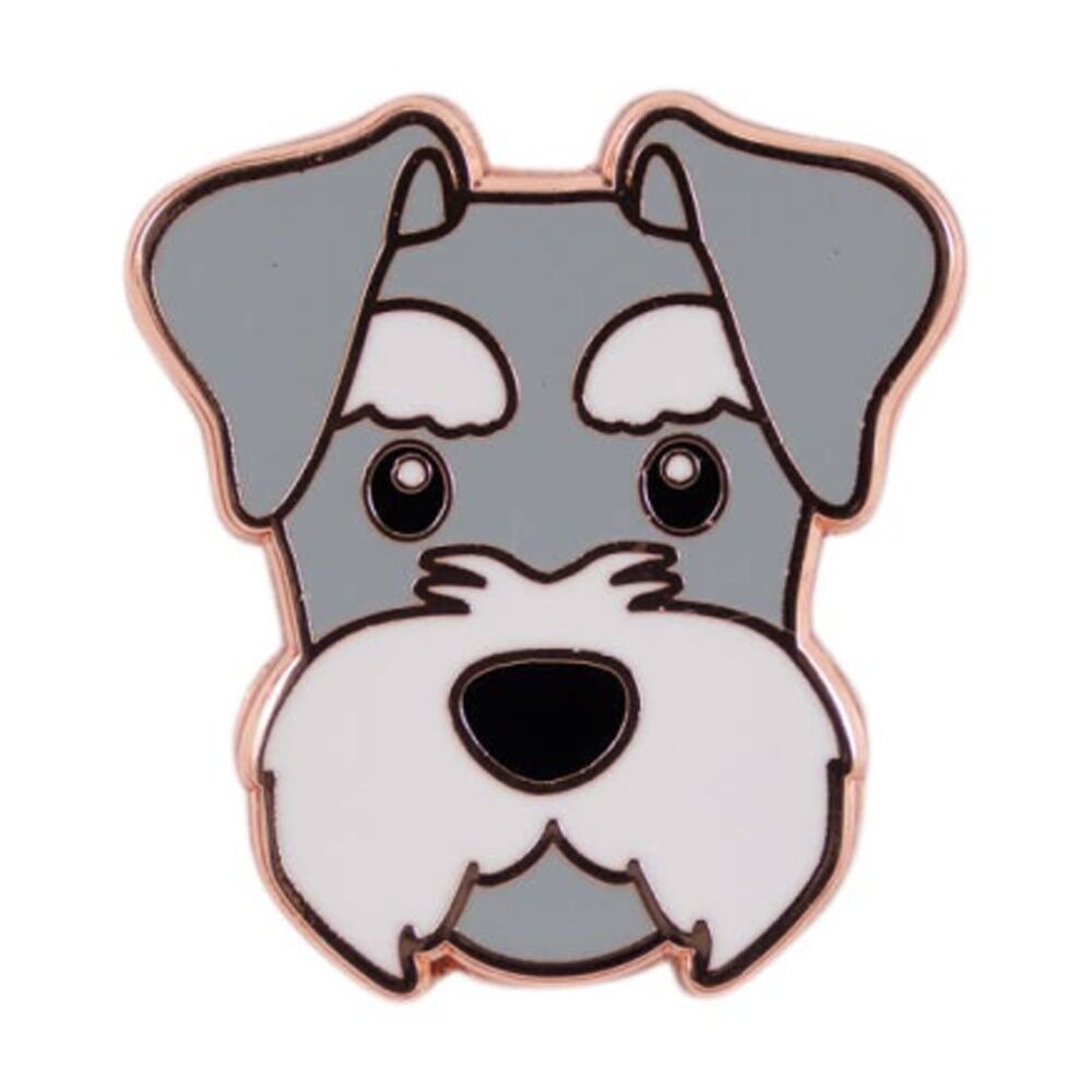 Splosh Schnauzer Keepsake Pin Enamel 3y+ Rose Gold 3x1x2.5cm (4 Pack) — image 2