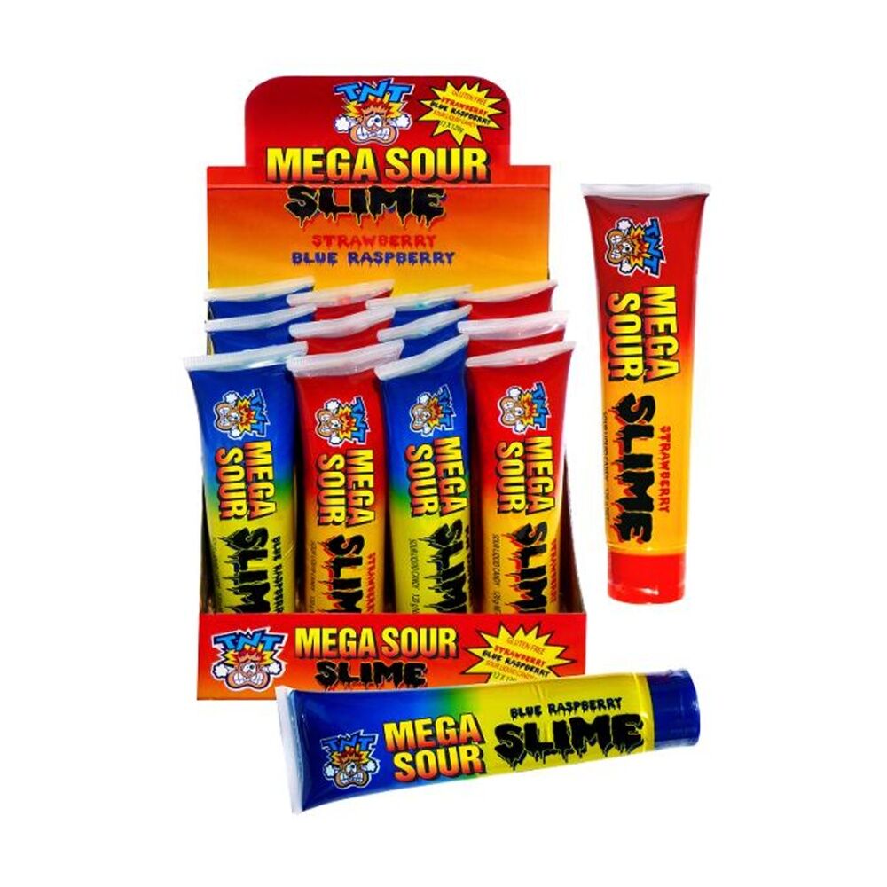 TNT Mega Sour Slime 120ml Fruit Flavour Gummies/Lollies - Assorted — image 2