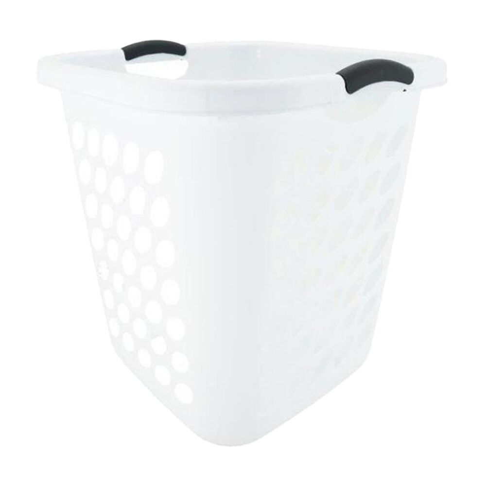 Braz Plastic Tall Laundry Basket w/ Handles 45x45x49cm Assorted (4 Pack) — image 2