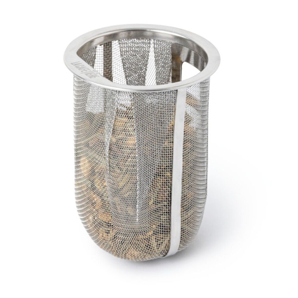 LA Cafeti?re La Cafetiere 2 Cup Teapot Stainless Steel Fine Mesh Tea Filter Silver — image 2