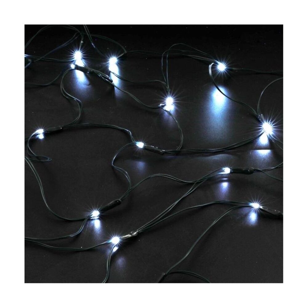 Home Brite 150pc Home Brite Outdoor LED Solar Net String Lights 2.5x1.3m White (4 Pack) — image 4