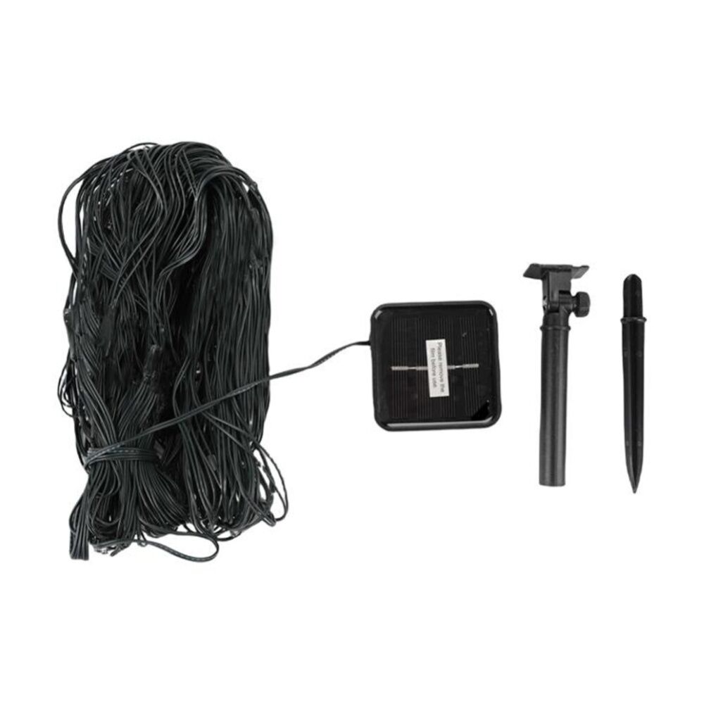 Home Brite 150pc Home Brite Outdoor LED Solar Net String Lights 2.5x1.3m White (4 Pack) — image 5