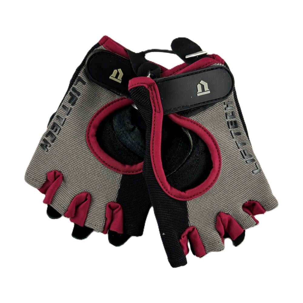 Lift-Tech Classic Womens Fitness Exercise Heavy Lifting Gloves Plum