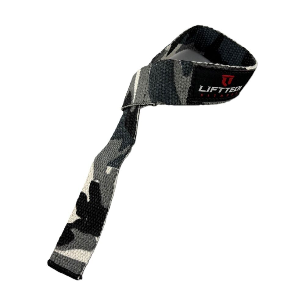 Lift-Tech 2pc Lift-Tech Cotton Heavy Lifting Support Durable Grip Straps Camo 21in (4 Pack) — image 3