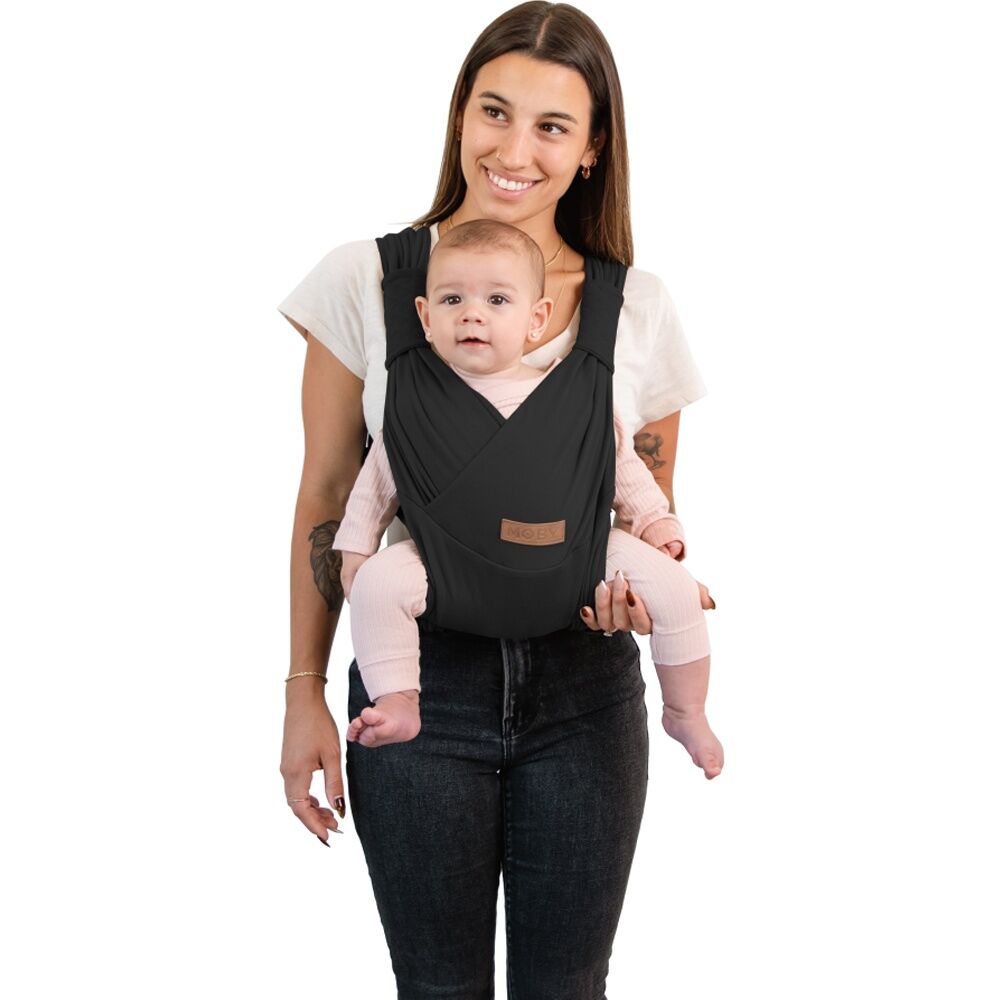 Moby Duet Baby Carrier Adjustable Multiple Positions Dusk Black 3-15kg Moby — image 2
