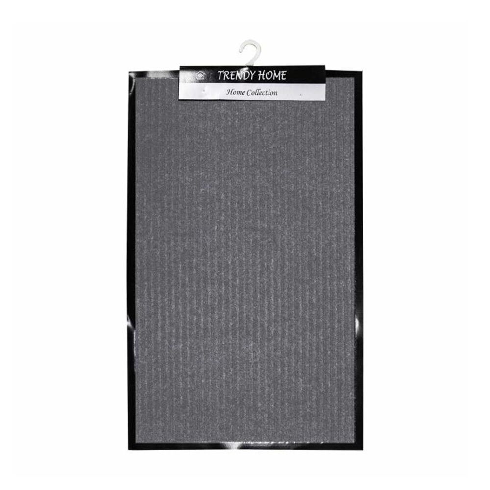 Braz Outdoor Mat Rub Back 38x58cm - Textured Doormat For Effective Dirt Removal - Indoor Outdoor Use - Hanging Hook Rectangular - 2 Pack - Black Grey — image 2