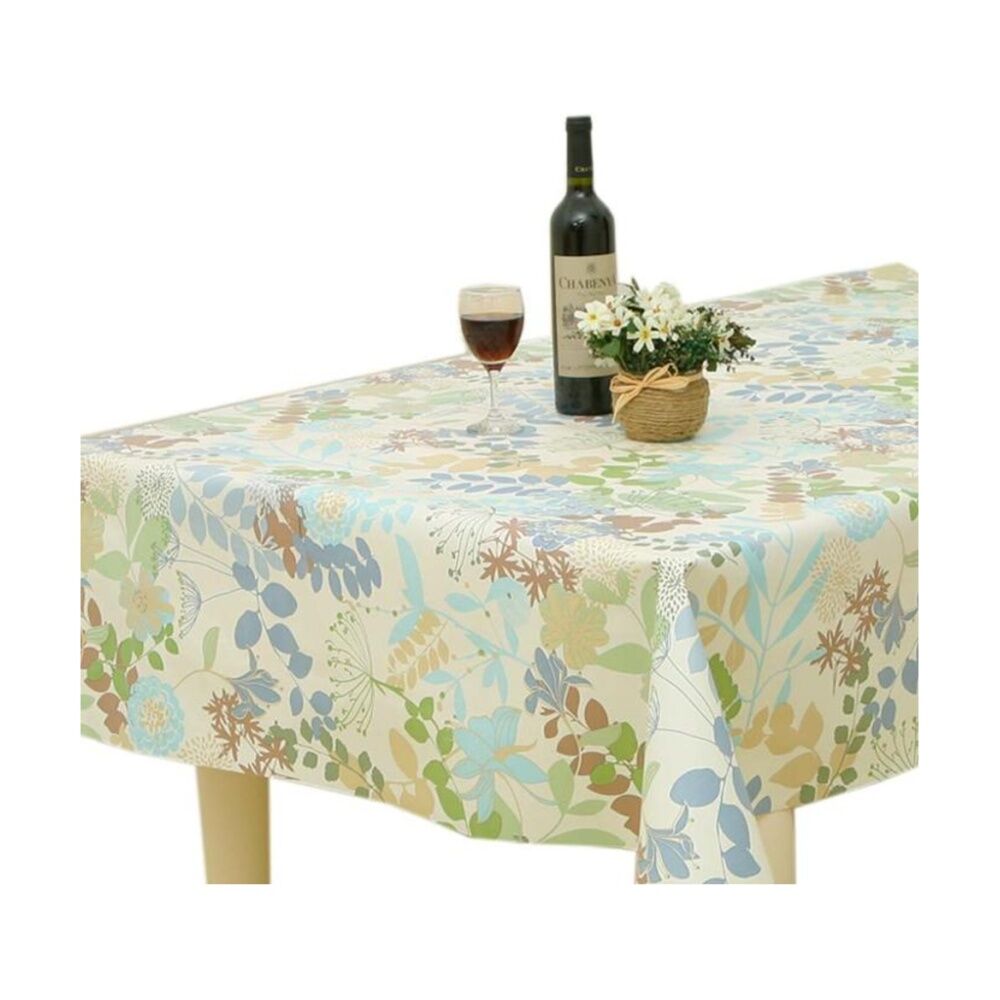 Divine Living Flannel Back Floral Design Tablecloth 150x230cm Assorted (2 Pack) — image 5