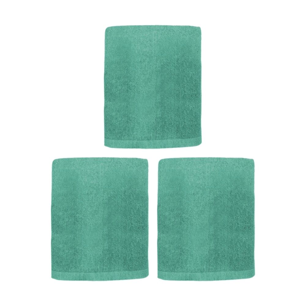 Capri Non Slip Bath Mat Bathroom Floor Accessory Home Decor 45x75cm Mint (3 Pack)