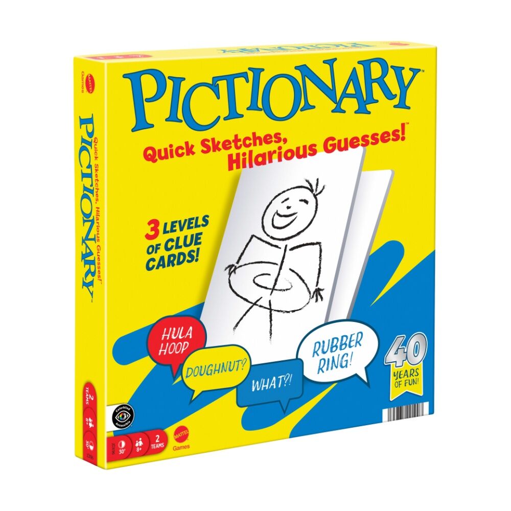 All Brands Toys Pictionary Family Kids Quick Sketches Classic Board Game