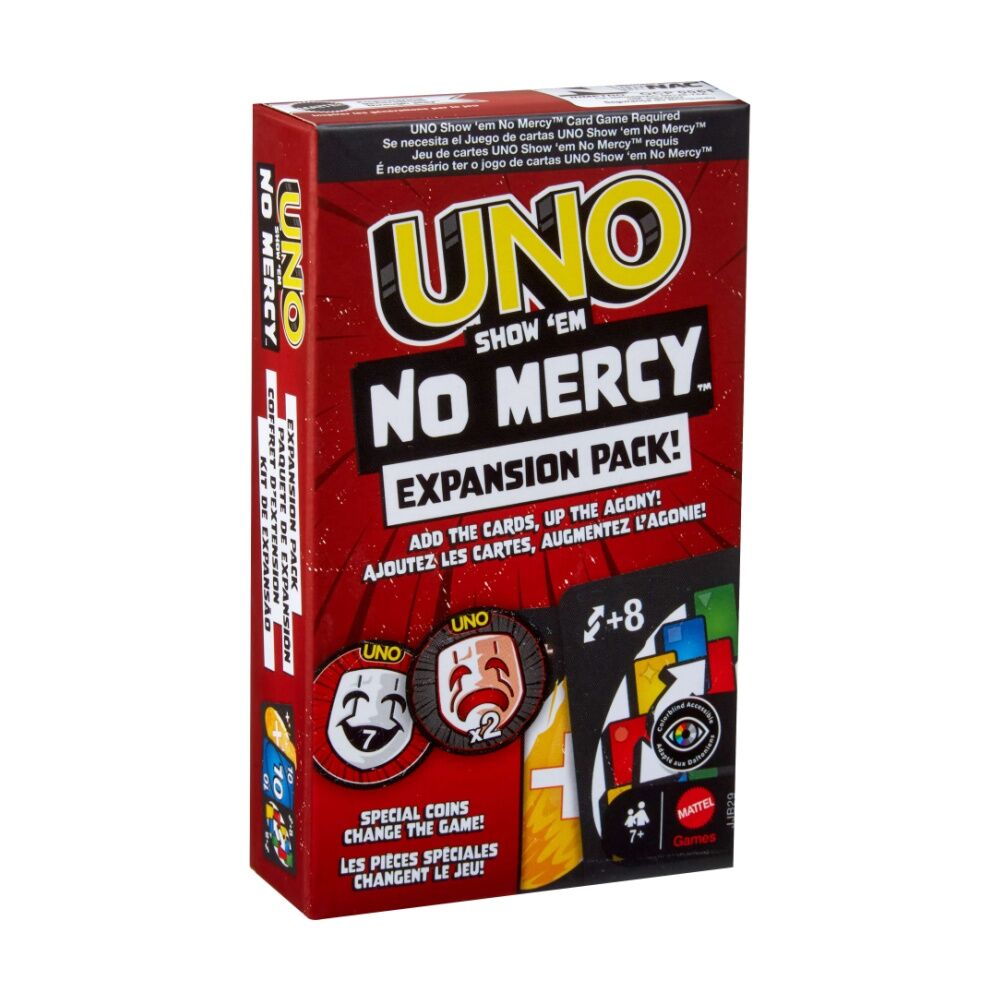 Uno Show 'em No Mercy Expansion Pack Card Game Extension Set 7y+ Uno