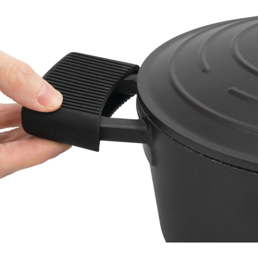 Mastercraft Silicone Pan Handle Sleeve Cooking Kitchen Set Black (3 Pieces) — image 2