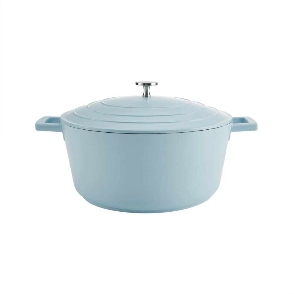 Mastercraft Cast Aluminium Casserole Dish Kitchen Cooking Pot Large 5L 28cm