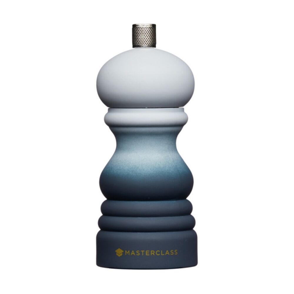 Masterclass 5x12.5cm Refillable Grey Ombre Plastic Salt & Pepper Mill