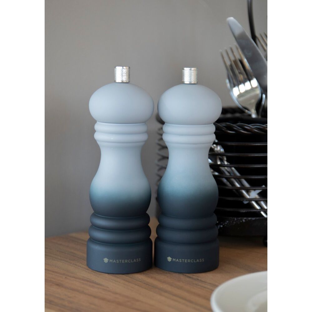 Masterclass Refillable Ceramic Grinder Grey Ombre Salt & Pepper Mill 17cm (2 Pack) — image 8