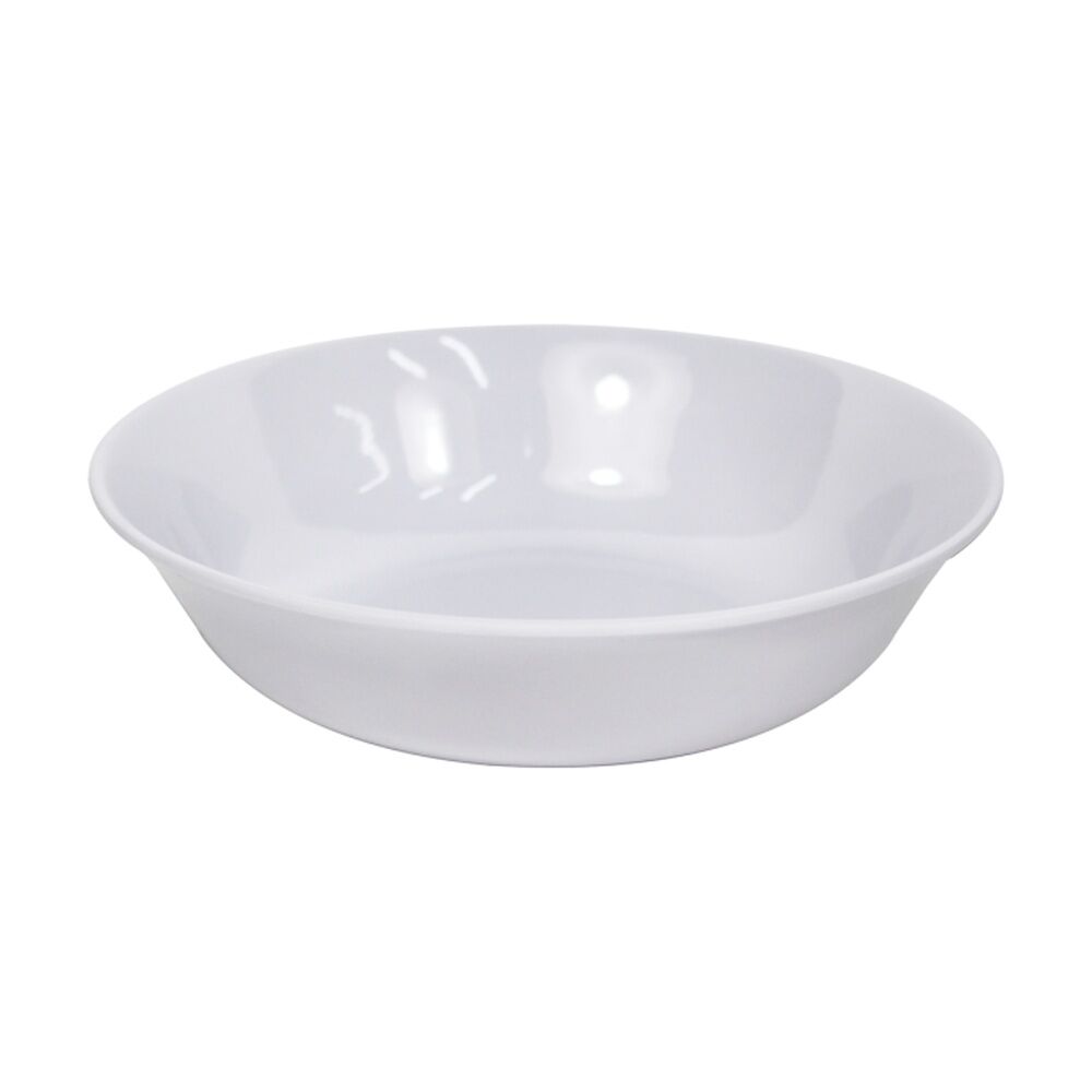 Partyware White 175mm Reusable Melamine Pasta/Salad Bowl Tableware