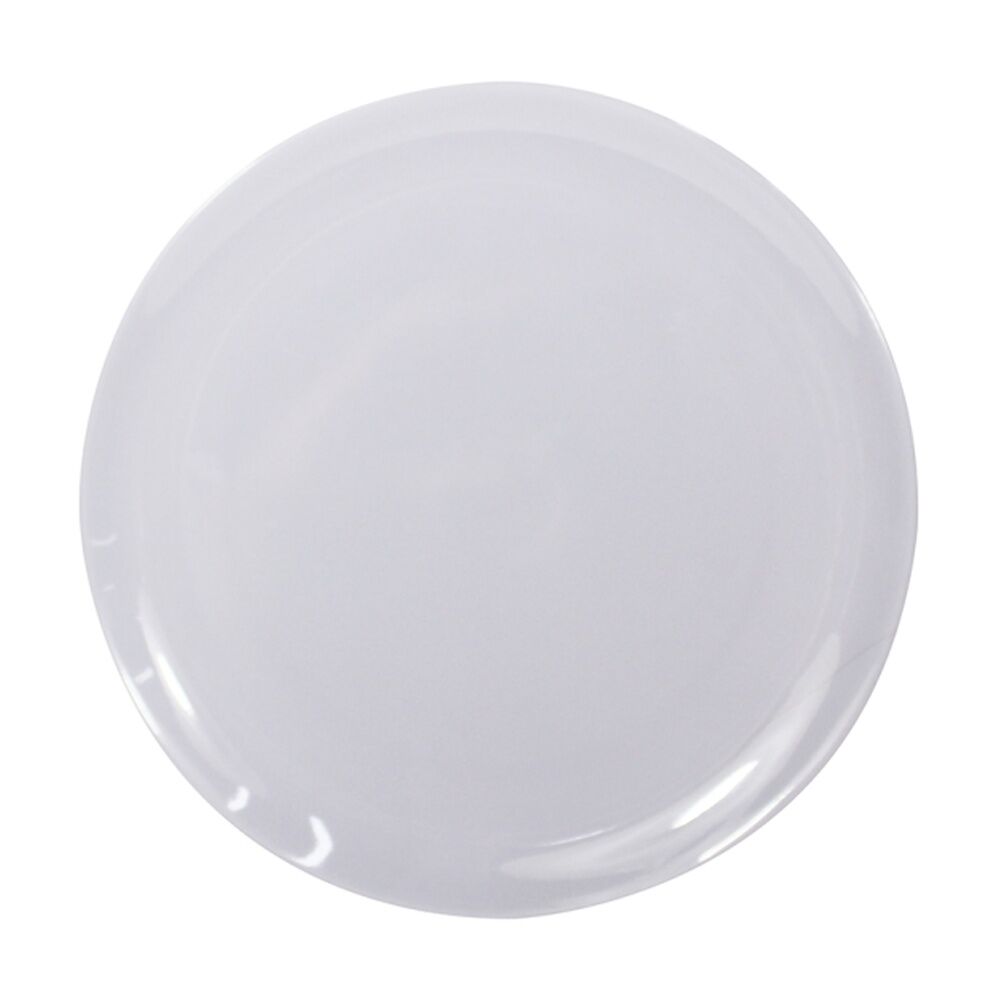 Partyware Resuable Melamine Snack Plate Tableware 200mm White (24 Pack)
