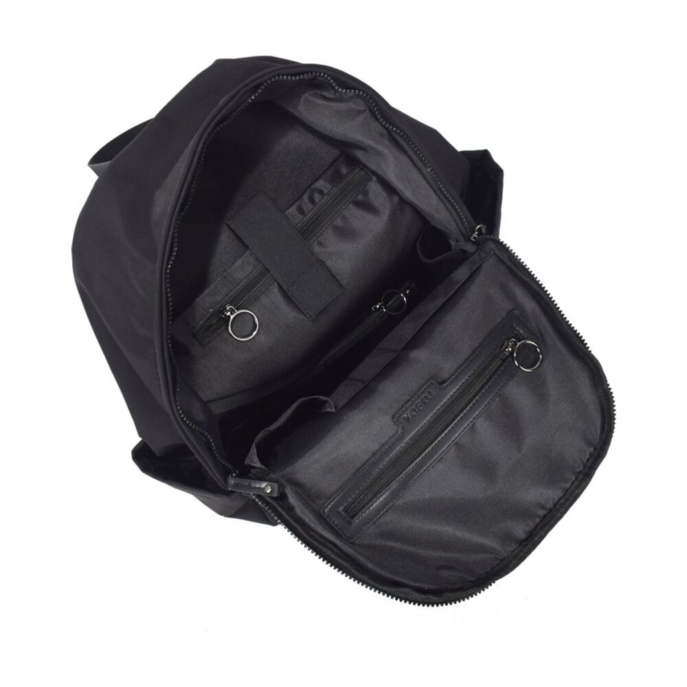 Tosca Black Women's Lightweight Large Nylon Metro Travel Backpack — image 5