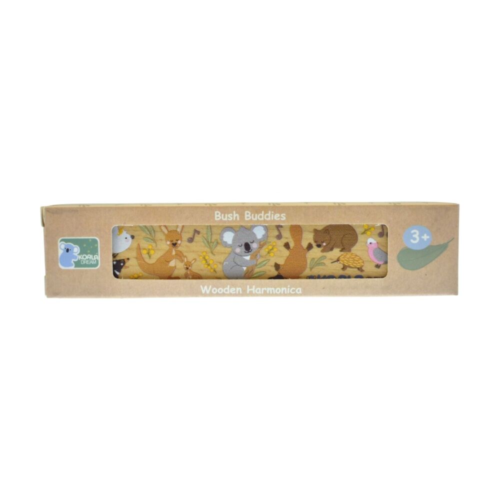 Koala Dream 3y+ Bush Buddies Aussie Animals Wooden Harmonica Musical Toy — image 4