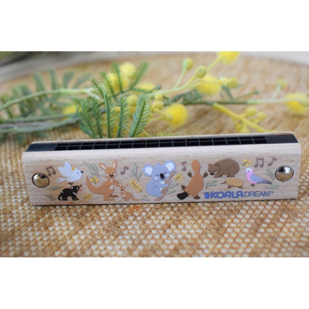 Koala Dream 3y+ Bush Buddies Aussie Animals Wooden Harmonica Musical Toy — image 3