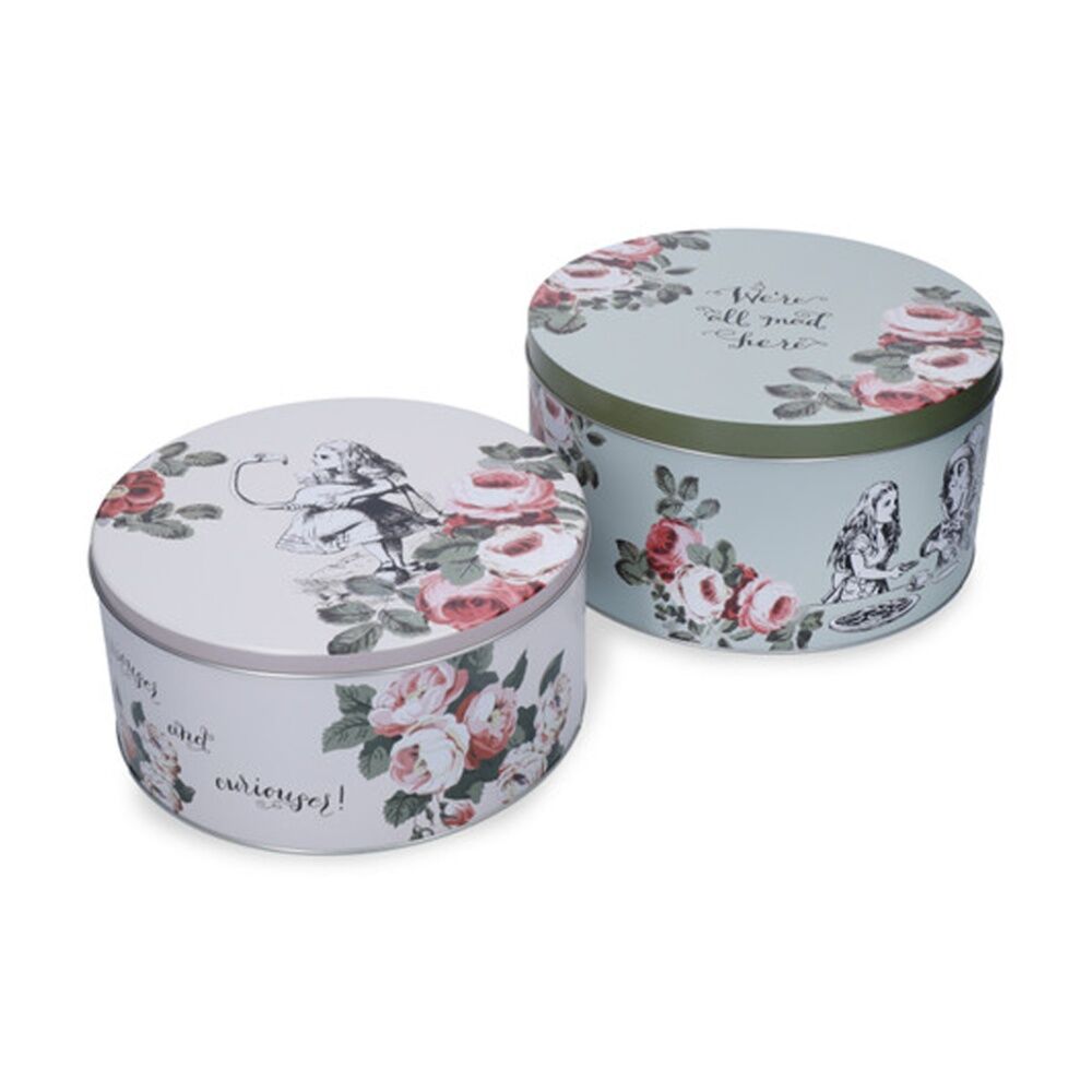 Mikasa V&A Alice In Wonderland Cake Tins Decorative Storage Set (2 Pieces) — image 2