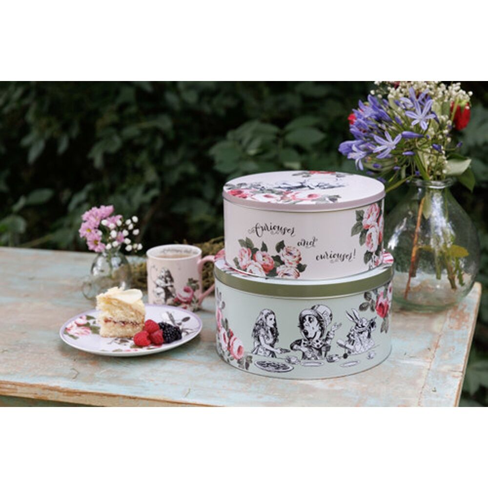 Mikasa V&A Alice In Wonderland Cake Tins Decorative Storage Set (2 Pieces) — image 4