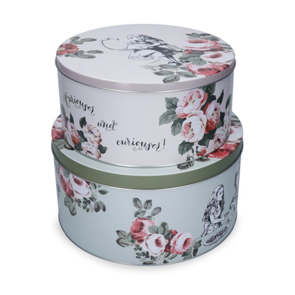 Mikasa V&A Alice In Wonderland Cake Tins Decorative Storage Set (2 Pieces) — image 6