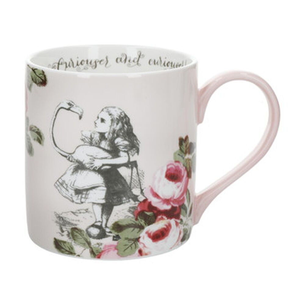 Mikasa Alice In Wonderland His And Hers Bone China Mugs Set 380ml (2 Pieces) — image 3