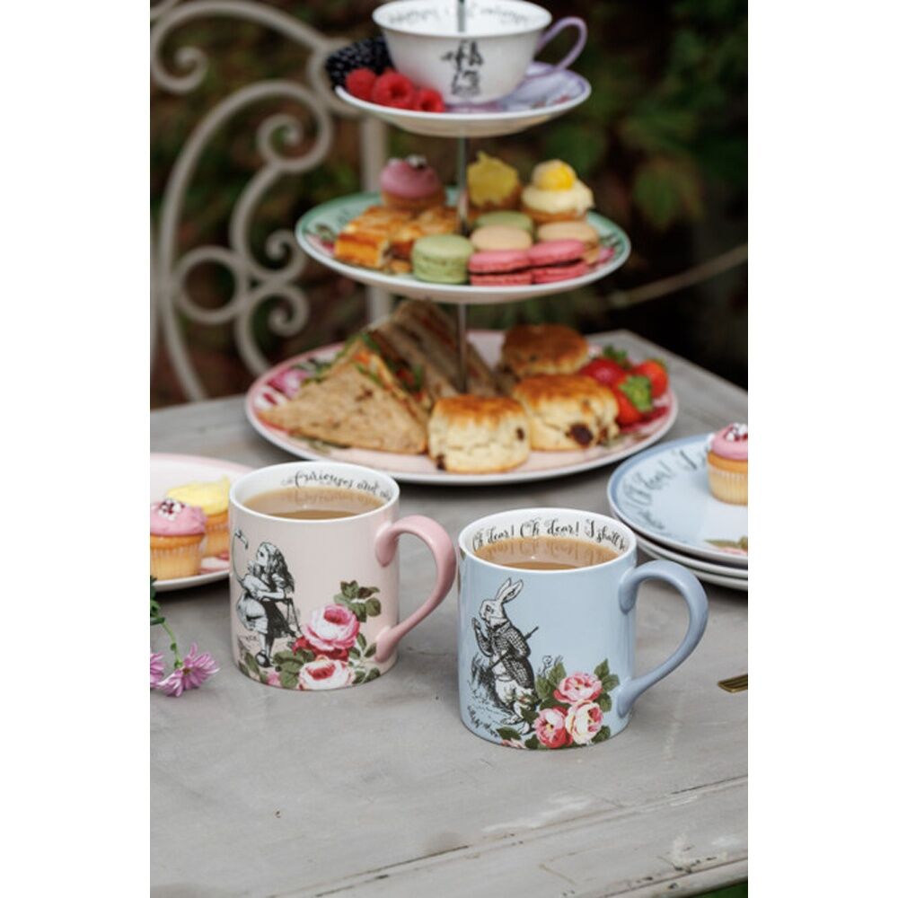 Mikasa Alice In Wonderland His And Hers Bone China Mugs Set 380ml (2 Pieces) — image 6