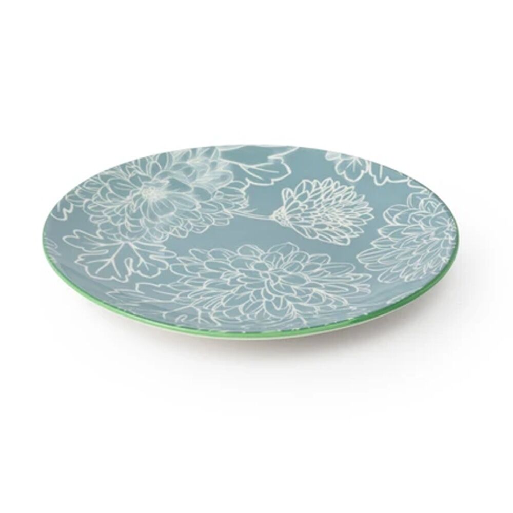 Mikasa Grey Floral Stoneware Side Plate 18cm Dishwasher Microwave Safe Mikasa